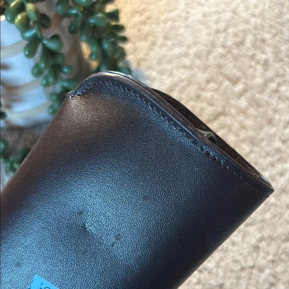 Giorgio Armani Brown/Black Leather Sunglass or eye glass Case